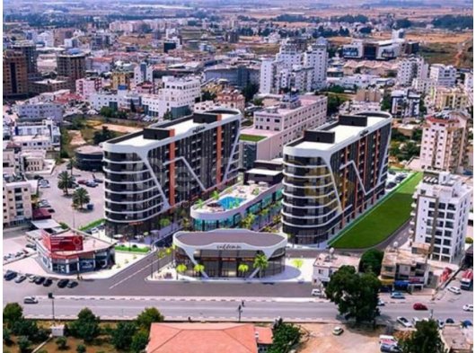 GAZİMAĞUSA CADDEM REZİDANSTA FULL EŞYALI 1+1 SATILIK DAİRE