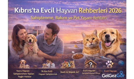 Kıbrıs’ta Evcil Hayvan Rehberleri 2026 | Sahiplenme, Bakım ve Pet Yaşam Rehberi