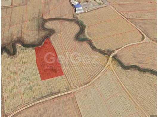 GAZİMAĞUSA- LEFKOŞA ANAYOLUNA 350M MESAFEDE FASIL96 PİRHAN KÖYÜ ÇIKIŞI 4940M² TARLA *