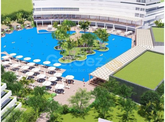 KUZEY KIBRIS İSKELENİN 7 YILDIZLI PROJESİ GRAND SAFİR DE DENİZ MANZARALI SATILIK 1+1 DAİRE