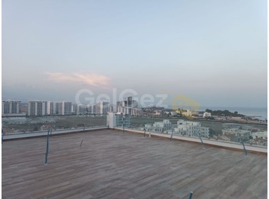 İskele Long Beach de 1+1 eşyalı kiralık daire