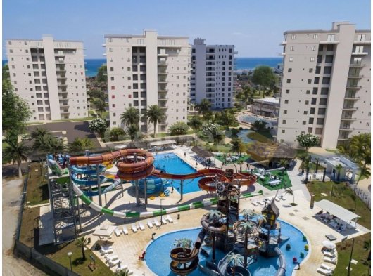 Caesar Blue’da Full Eşyalı, Havuz Manzaralı 1+1 Daire