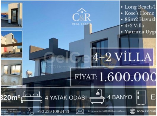 Seçkin Lokasyonda, Özel Havuzlu Lüks Villa | 1.400.000 GBP