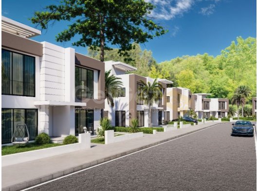 GAZİMAĞUSA’DA 4+1 LÜX DUBLEX BAHÇELİ VE GENİŞ VİLLALAR HAYAT PARK 2*