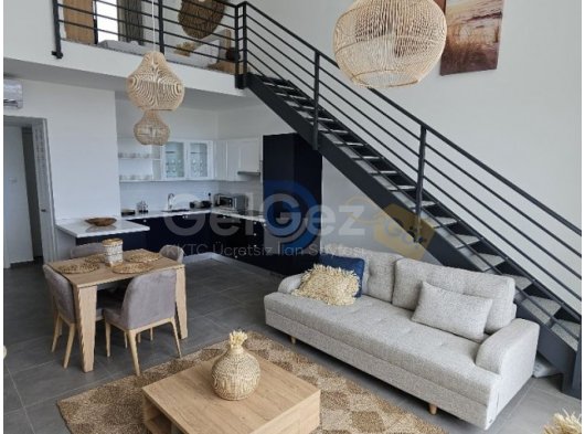 Taşınmaya Hazır 1 1 Loft Penthouse – Deniz Manzaralı, Teraslı, P Peşin 24 Ay Faizsiz Taksit!