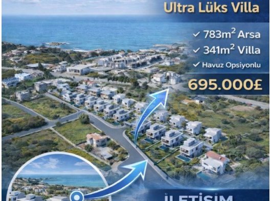 Girne Edremit Satılık Ultra Lüks Villa