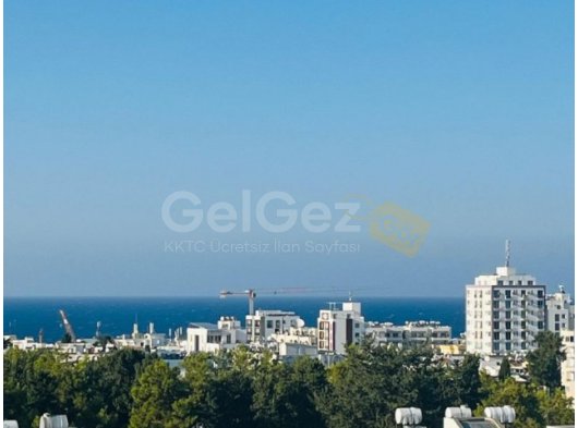 MÜKEMMEL LOKASYONDA DENİZ MANZARALI YENİ 2+1 DAİRE