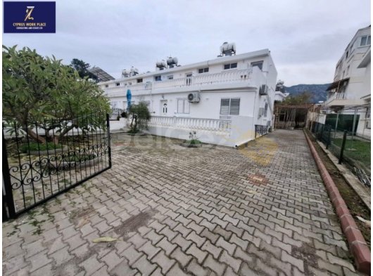 Merit Park Hotel'e yakın konumda 2 yatak odalı bahçe daire kiralık Karaoglanoglu Girne (Halka açık kum plaja yakın)