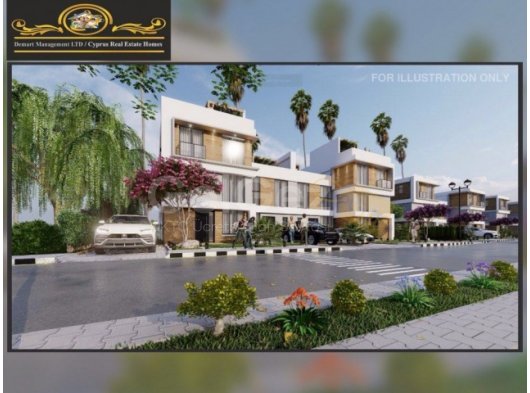 Charming 2 And 3 Bedroom Quatro Semi-Detached Villas Location Tatlisu Village Famagusta (a house with timeless elegance)