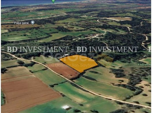 Derince'de Yatırım İçin 9893 m² Tarla