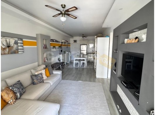 Caesar Resort 2. Satılık eşyalı 1+1 daire. C1 ön cephe. Tüm giderler ve devir ücreti dahil fiyat