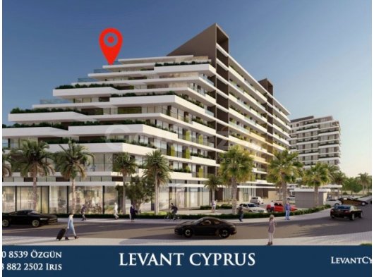 3+1 Penthouse OTEL, HAVUZ VE DENİZ MANZARALI. GRAND SAPPHİRE RESORT & CASİNO