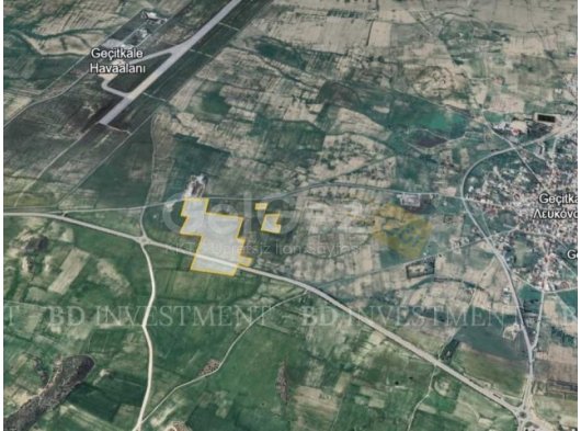 Geçitkale'de 129.998 m² Fasıl-96 İmarlı Arsa