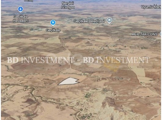 Geçitkale'de Yatırım İçin 15.125 m² Tarla