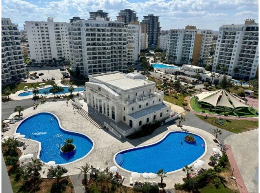 Merkez Havuz Manzaralı Kiralık Full Eşyalı 1+0 Stüdyo Daire Caesar Resort 3. 450 GBP aidat dahil