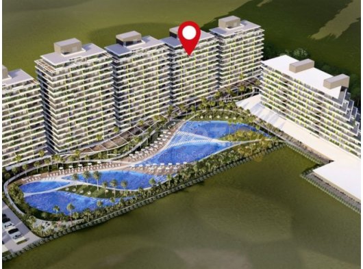 Grand Sapphire. Deniz manzaralı sıfır 2+1 Daire. 87 m2 + 21 m2 balkon