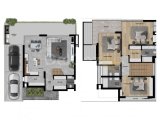 Döveç: La İsla Villas Müstakil 3+1 Villa  Teslime hazır...