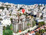 Girne Merkezde Pamfilya Sitesinde 3+1 Lüks Daire