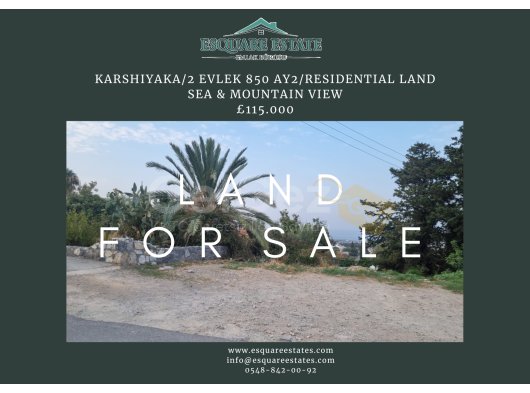 GİRNE KARŞIYAKADA SATILIK ARSA