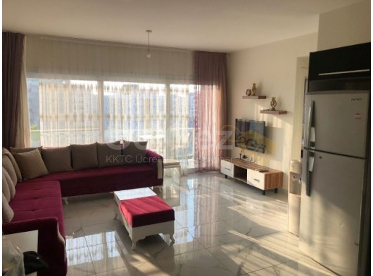 Magusa canakkale bölgesinde 2+1 esyali kiralik daire citymall arkası temiz Daire 500stg den 6 ay ödemeli 1 depozit 1 komisyon Aidat ayda 600 tl 4.katta full kli