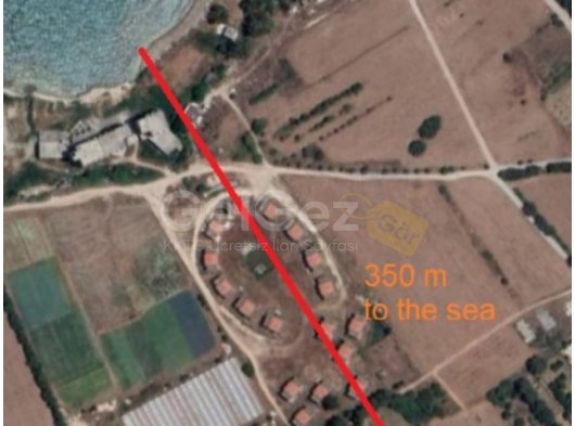 Girne Lapta; Denize Yürüme Mesafesinde, 5995 m2 Arsa. Takasa Açık !