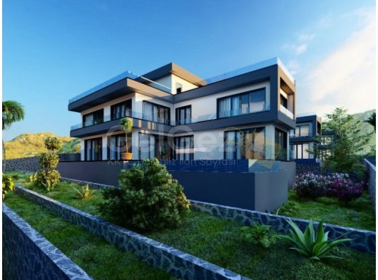 Girne Edremit; Dağ Deniz Manzaralı, Ultra Lüx, FIRSAT Villa Projesi. Ağustos 2026 Teslim !