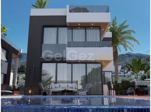 Girne Alsancak; Kolay Lokasyonda, Salon Dahil Deniz Manzaralı, Lüx Villa