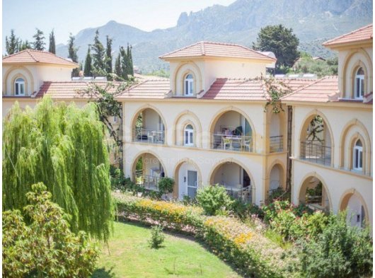 Girne Edremit; Dağ Deniz Manzaralı, Eşyalı , Apart Otel