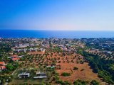 Girne Yeşiltepe; Villa Projeli, Dağ Deniz Manzaralı Arsa