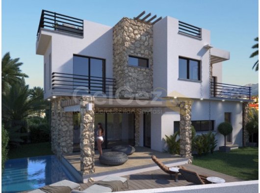 Girne Lapta; 8 Ay Sonra Teslim! 3+1 Özel Fiyatlı Villa!