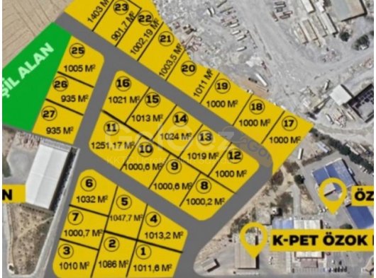 Lefkoşa Haspolat;  Anayol Üzeri Sanayi Arsası