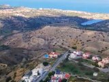 Girne Arapköy; Dağ Deniz Manzaralı; 1081 m2 Villalık Arsa