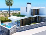 Girne Bellapais; Muhteşem Dağ Deniz Manzaralı, TÜRK KOÇANLI, Asansörlü Ultra Lux Villa .  SON 2 VİLLA !!!