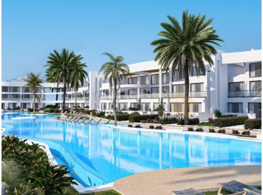 İskele Bölgesinde Denize Yürüme Mesafesinde Eşsiz Manzaraya Sahip Ortak ve Özel Havuzlda Daireler Satılık