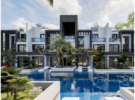 İskele Long Beach Pera Makenzie Plajına 1,5 Km Uzaklıkda 2+1 ile Loft Daireler Satılık