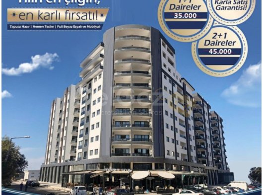 Lefke Bölgesinde Bu Kampanya Kaçmaz !!! 1+1 ve 2+1 Full Esyali Deniz ve Dag Manzarali Satilik Daireler