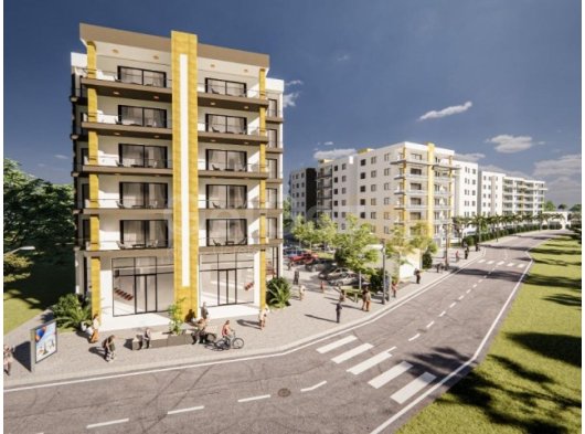 Lefkoşa Demirhan Bölgesinde Erülkü Süpermarket Karşısı 1+1, 2+1 , 3+1 ve Penthouse Daireler Satılık