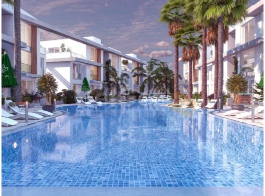 Yeniboğaziçi Bölgesinde Denize ve Salim Hotele 1200 m2 Yürüme Mesafesinde Ortak Yüzme Havuzlu Esnek Ödeme Seçenekli Daireler Satılık