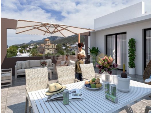 Girne AlsancakBölgesinde Satılık 2+1 Daireler
