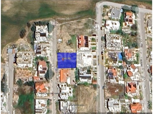 Gönyeli Bölgesinde Yeni Çevre Yolu Üzeri Villarlar Bölgesinde ve Çıkmaz Sokakta Bulunan 540 m2 Arsa Satılık