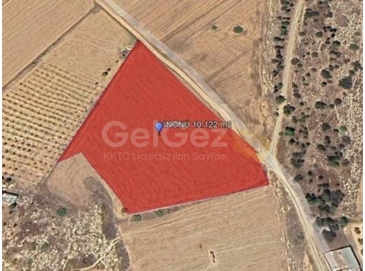 Mağusa İnönü Bölgesinde 8 Dönüm Arsa Satılık