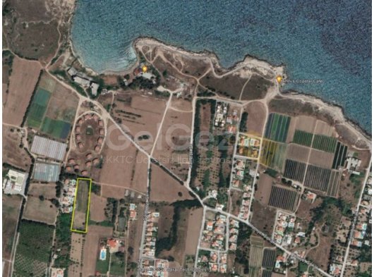 Girne Lapta Bölgesinde Denize 350m Uzaklıkta Satılık Arazi