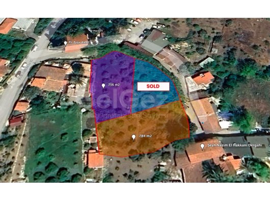LEFKE MERKEZ'DE SATILIK 2 ADET ARSA