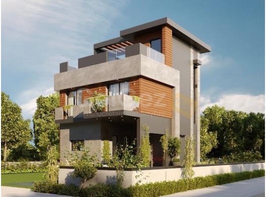 GİRNE LAPTA'DA KAPANMAZ DAĞ VE DENİZ MANZARALI MODERN SATILIK VİLLA