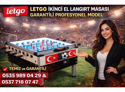 Letgo İkinci El Langırt Masası – Garantili Profesyonel Model