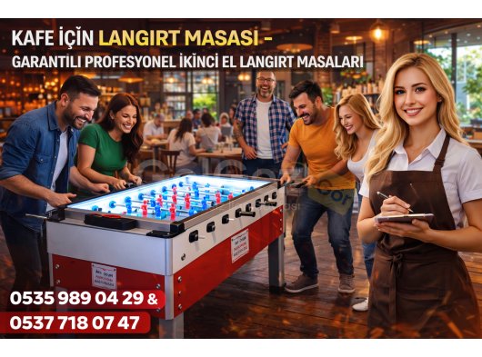 Kafe İçin Langırt Masası – Garantili Profesyonel İkinci El Langırt Masaları