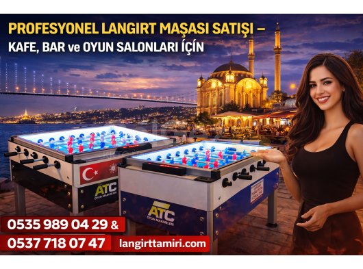 Profesyonel Langırt Masası Satışı – Kafe, Bar ve Oyun Salonları İçin
