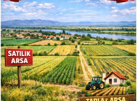 GAZİKÖY- MERİÇ TÜRK KOÇANLI SATILIK ARSALAR