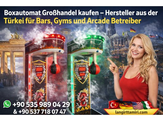 Boxautomat Großhandel kaufen – Hersteller aus der Türkei für Bars, Gyms und Arcade Betreiber