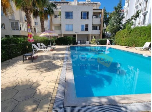 HAVUZLU SİTE İÇERİSİNDE EŞYALI DENİZ MANZARALI PENTHOUSE